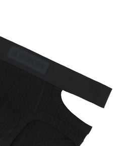Black Cutout Briefs