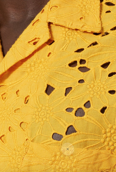 Yellow Duncan Embroidered Shirt