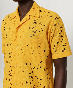 Yellow Duncan Embroidered Shirt