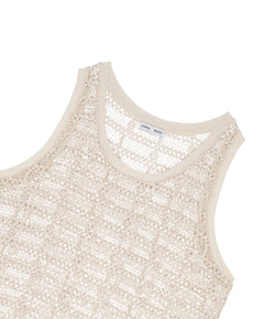 Beige Tank Lace Vest