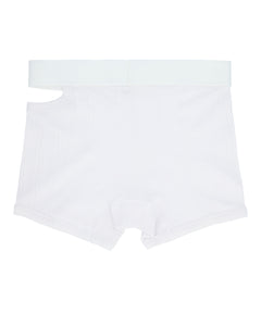 White Cutout Boxer Briefs