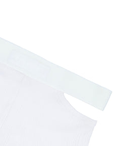 White Cutout Boxer Briefs