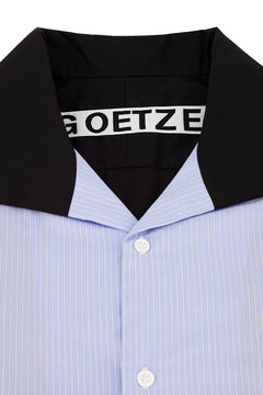 Blue/Black Dylan Pinstripe Shirt