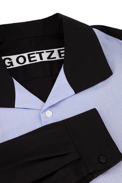 Blue/Black Dylan Pinstripe Shirt