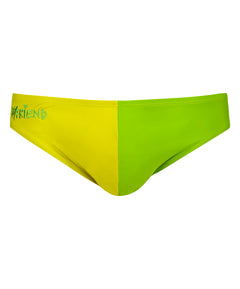 Green/Lime Boyfriend Swim Brief