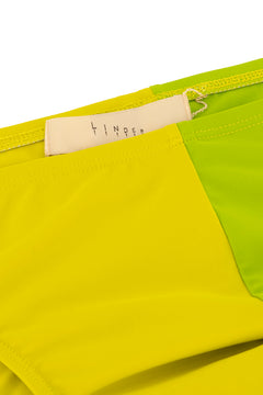 Green/Lime Boyfriend Swim Brief