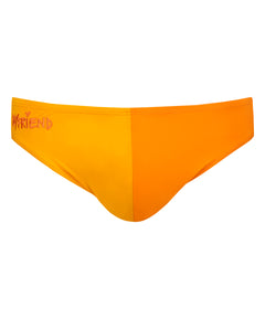 Orange/Yellow Boyfriend Swim Brief