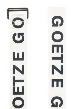 White Logo Belt Long
