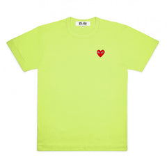 Green Mens Red Heart T-Shirt