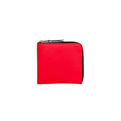 Orange/Blue Super Fluo Leather Wallet