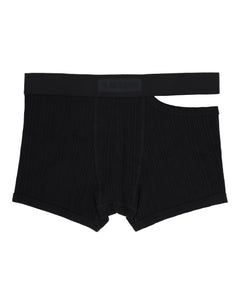 Black Cutout Boxer Briefs