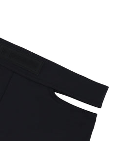 Black Cutout Swim Boxer