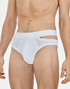 White Cutout Briefs