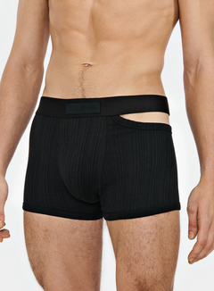 Black Cutout Boxer Briefs