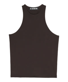 Brown Espresso Twisted Back Tank Top