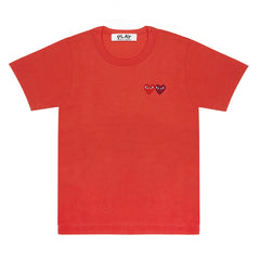 Red Mens Double Heart T-Shirt