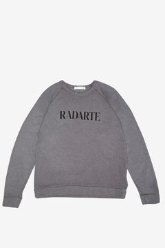 Grey/Black Text Radarte Sweatshirt