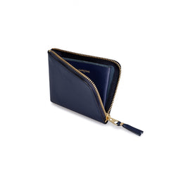 Navy Classic Leather Wallet