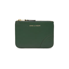 Bottle Green Classic Leather Coin Pouch