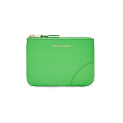 Green Classic Leather Coin Pouch