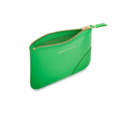 Green Classic Leather Coin Pouch